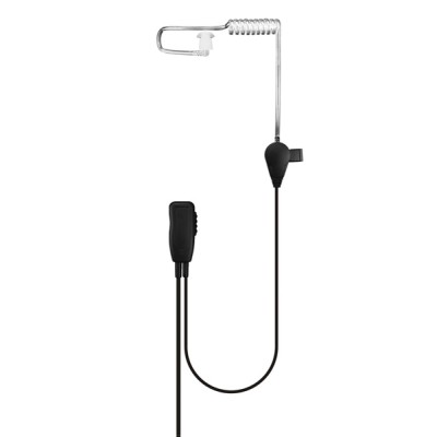 Clear acoustic tube earpiece with microphone for DP3400, DP3600 and DP4000 multi pin