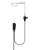 Clear acoustic tube earpiece with microphone for DP3400, DP3600 and DP4000 multi pin