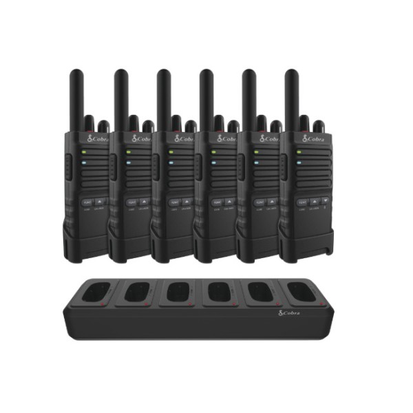 Cobra PX650 Six Pack including Six Way Charger (Walkie Talkies) Cobra PX650 Six Pack including Six Way Charger (Walkie Talkies)