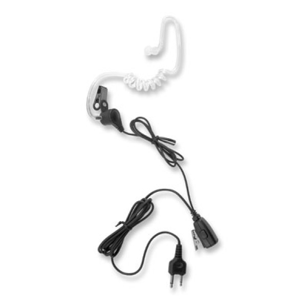 Clear Acoustic Tube Earpiece Microphone