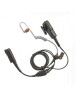 Two wire clear acoustic tube earpiece with PTT microphone MOTOTRBO Multi pin 11ACH2042M7
