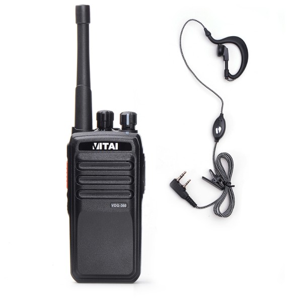 Vitai VDG-360 Digital Radio + G Shape Earpiece/Mic (3 Year Warranty)