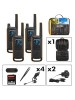 Motorola T82 Extreme (Quad Pack) Walkie Talkies